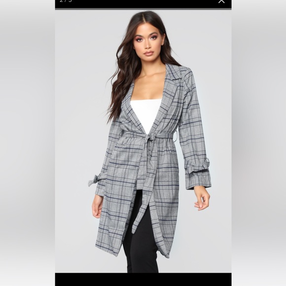 Brand new w/ tags Fashion Nova Trench Coat - Picture 3 of 6